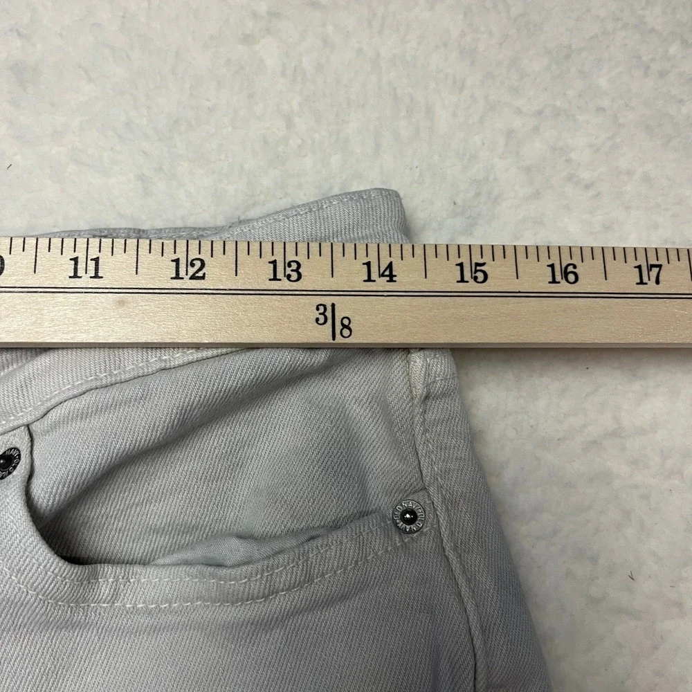 Old‎ Navy Jeans Womens 8 Gray O.G. Straight High-Rise Secret-Smooth Pockets 4523
